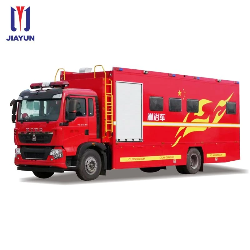Vehicle de dutxa d'un-eix Sinotruk Howo